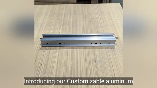 Easy to Install and Durable Customizable Aluminum Extrusion Guide Rails